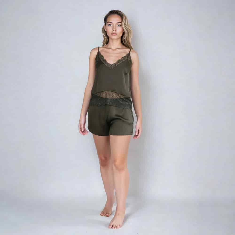 Short Corto Verde Militar - miniatura 1