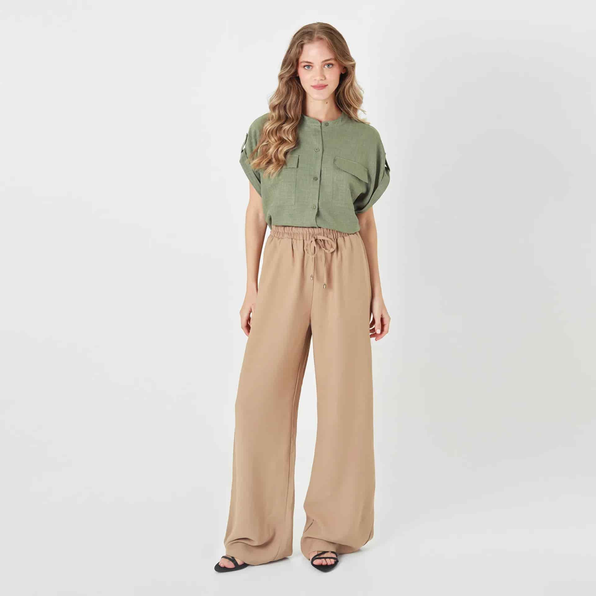Pantalon Tiro Alto Bota Recta - miniatura 1