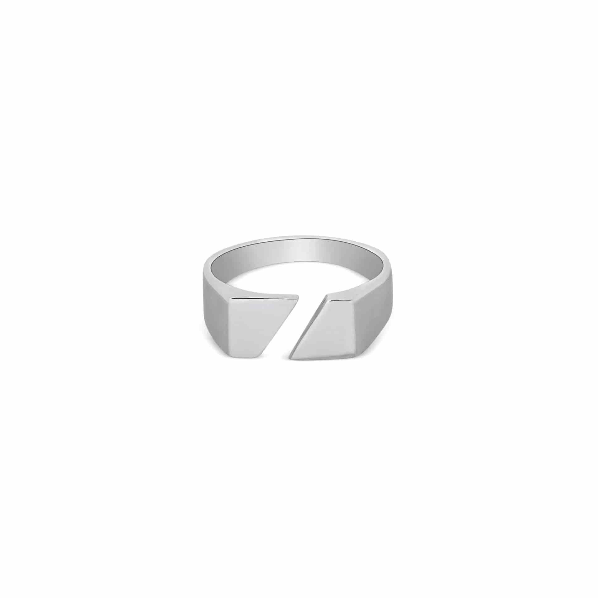 SPLIT B4 | ANILLO EN PLATA LEY 950 - miniatura 1
