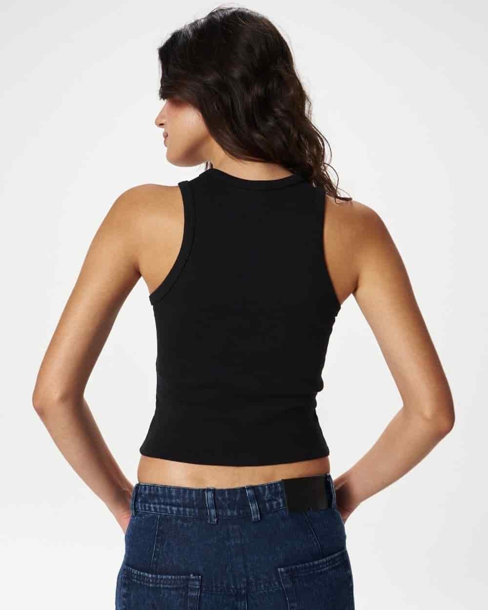LOVER TANK TOP BLACK - miniatura 4