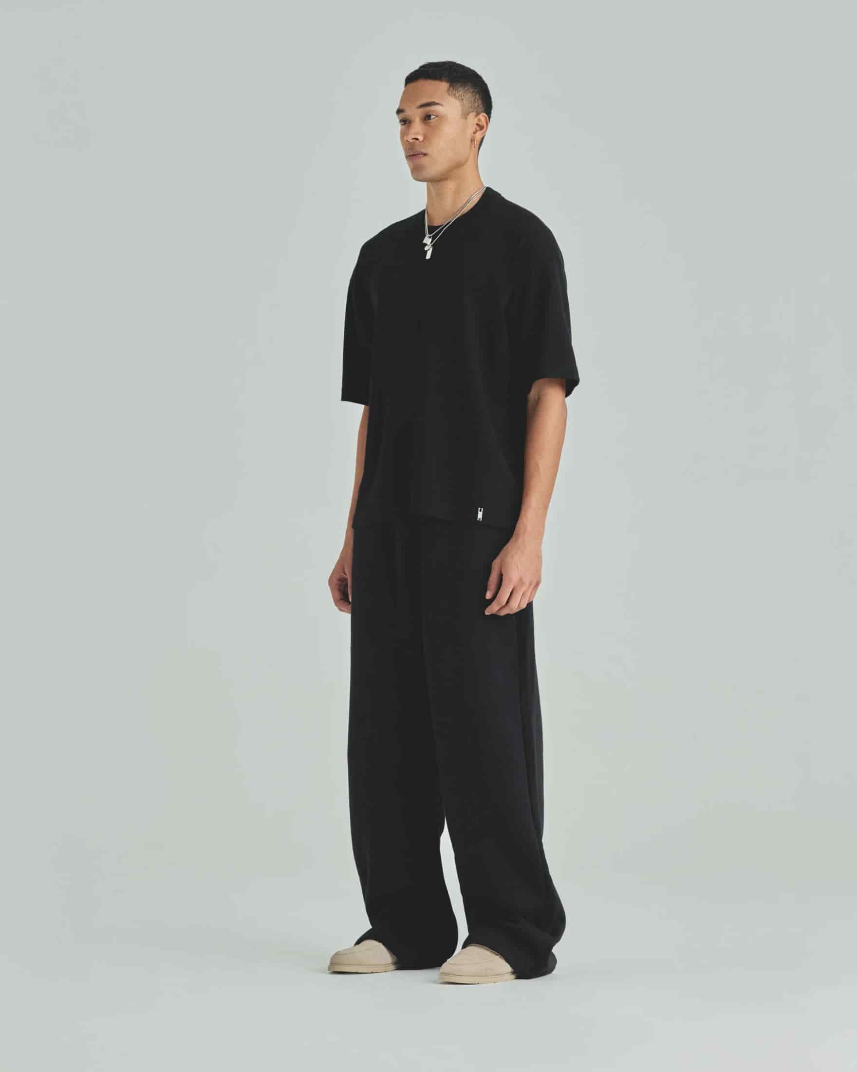 Blanks Barrel Straight Pants Black - miniatura 9