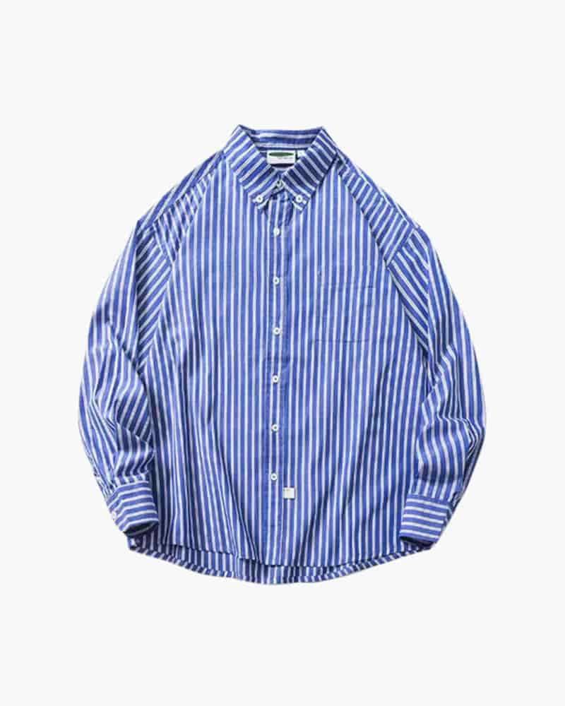 Oversized Striped Shirt - miniatura 3