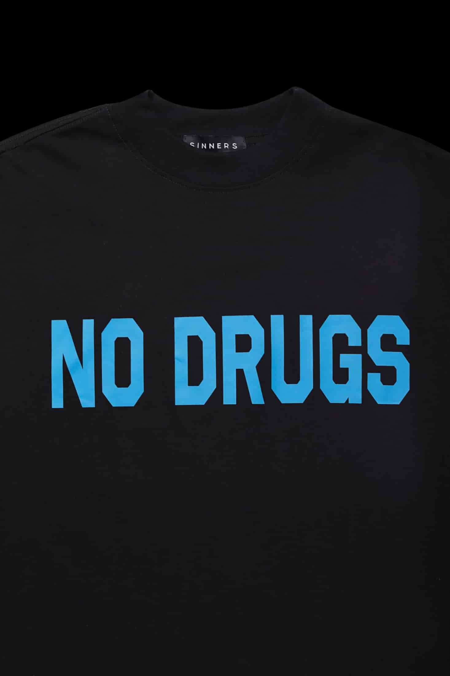 NO DRUGS BLACK T-SHIRT - miniatura 3