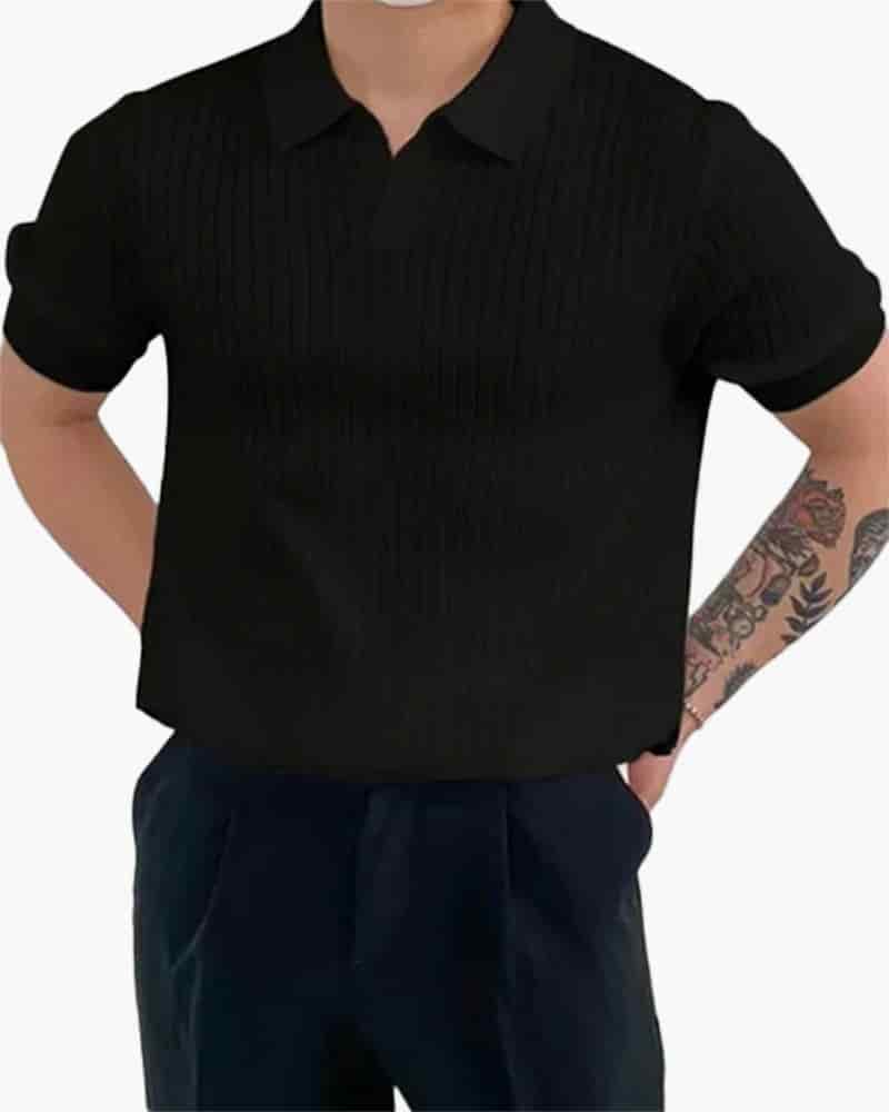 Florence - Ribbed Cotton Polo - miniatura 2