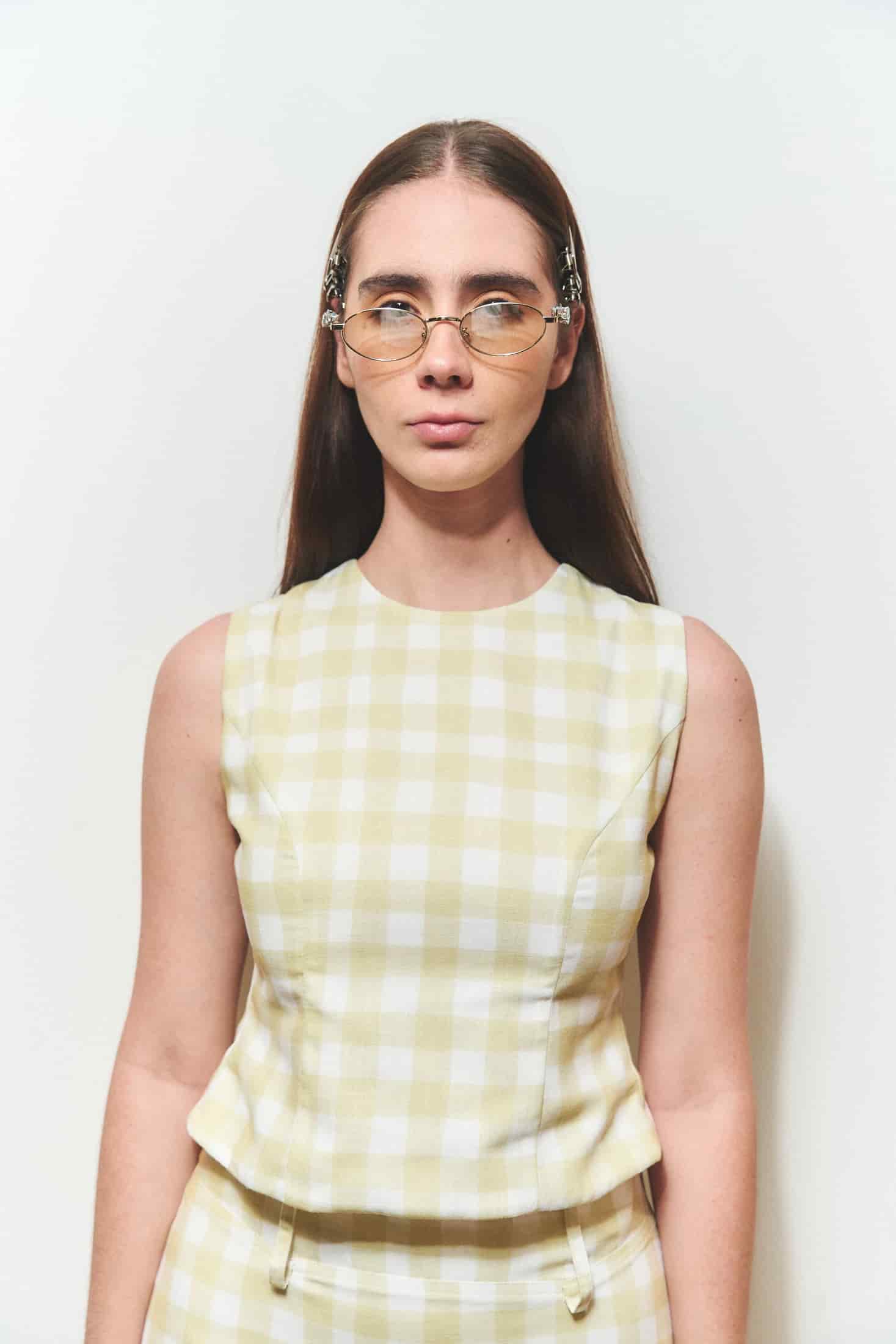 LIME TIE-BACK TOP - miniatura 4