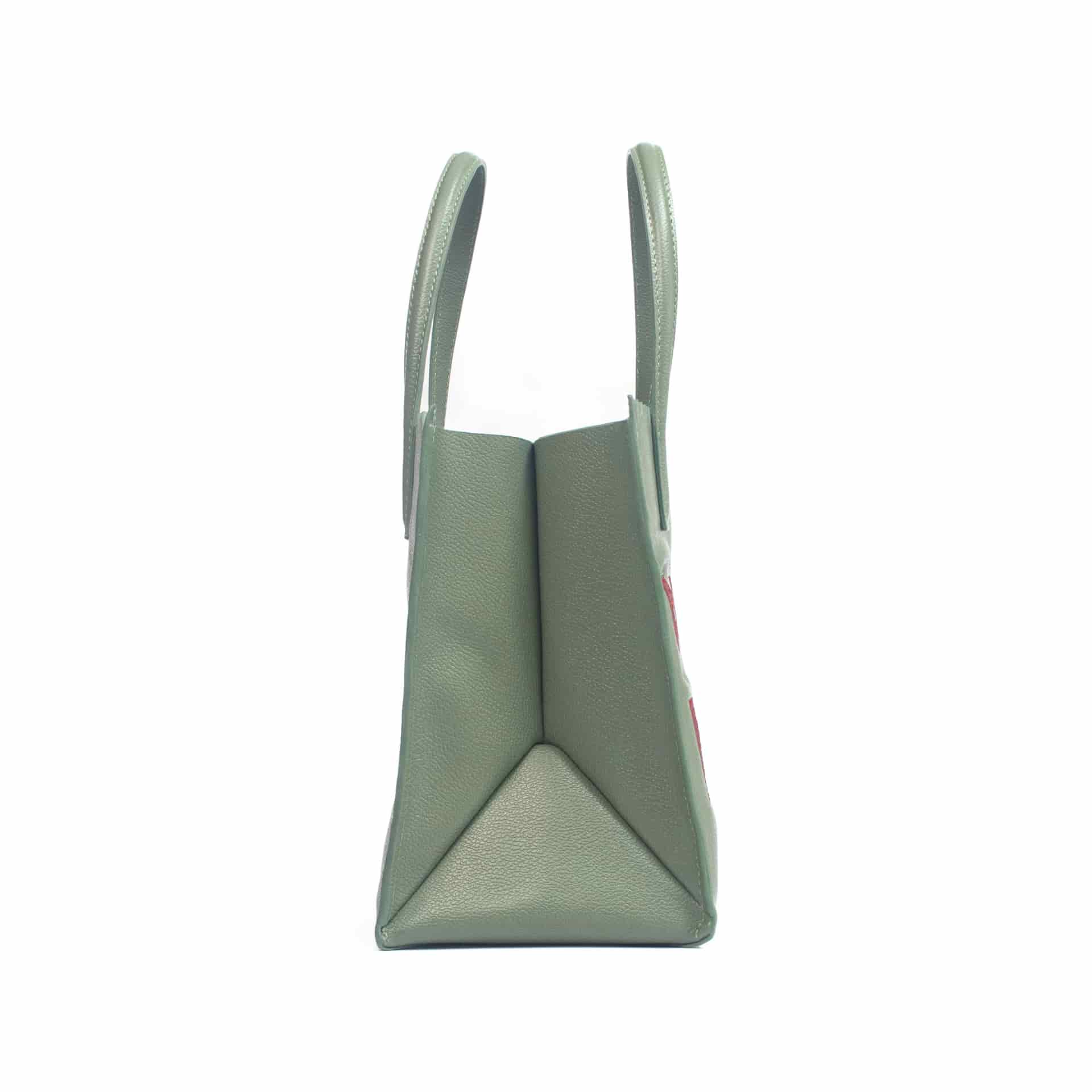 Paper Bag SHORT - Sage x Wine - miniatura 3