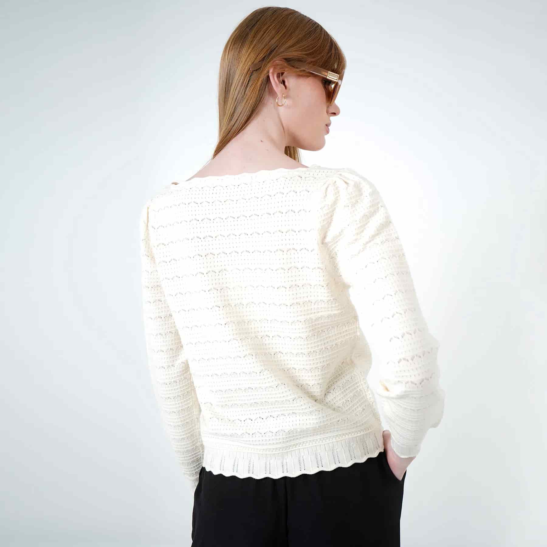 Sweater Cuello Camisero Manga Larga - miniatura 2