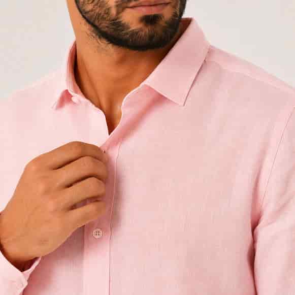 CAMISA ML 55% LINO 45%ALGODON HOMBRE - miniatura 10