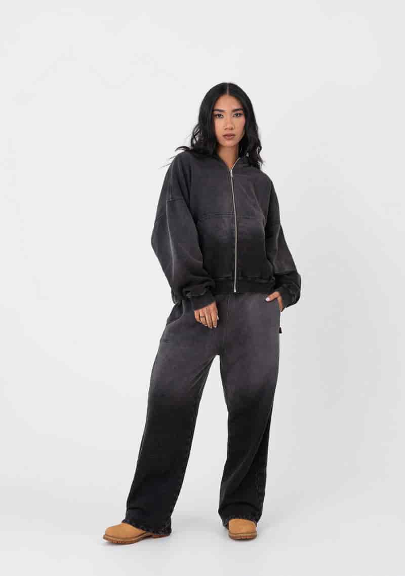Atelier Grey washed Hoodie - miniatura 8