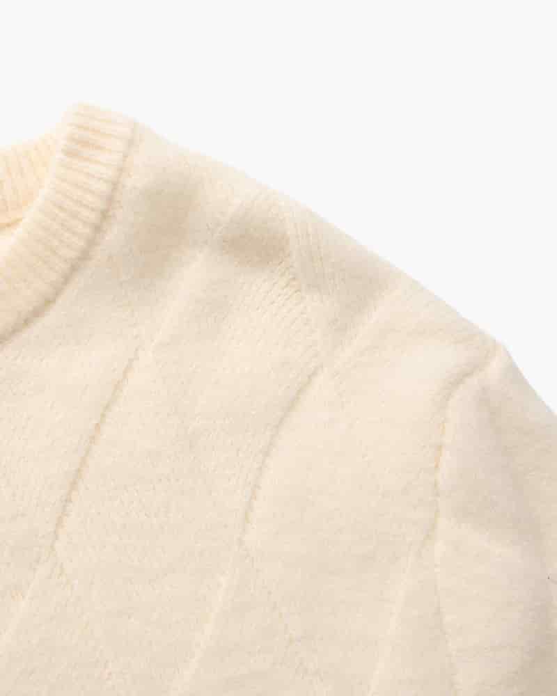 Diamond Knit Crewneck Sweater - miniatura 7