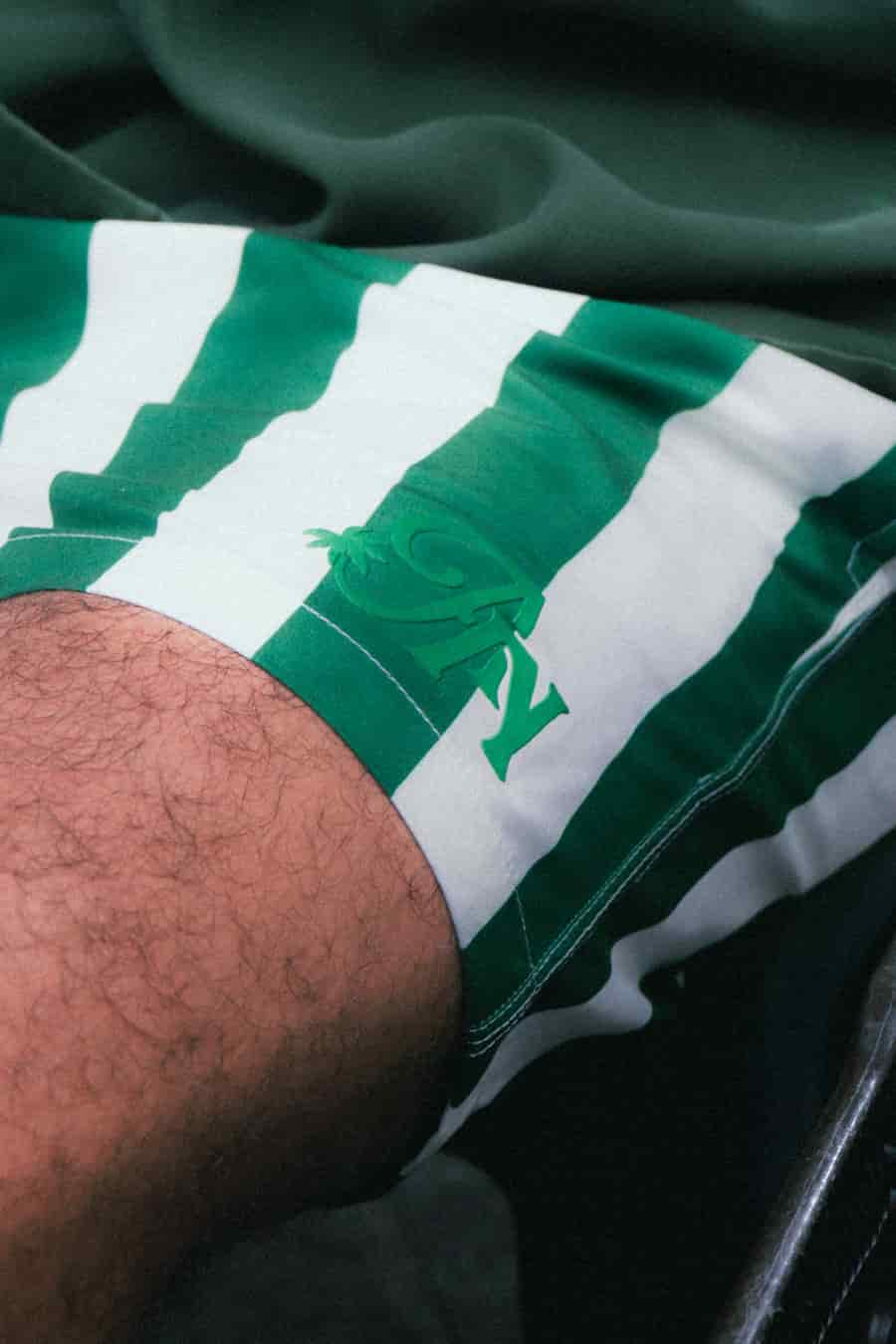 PANTALONETA RAYAS VERDE/BLANCO AN BOHIO - miniatura 4
