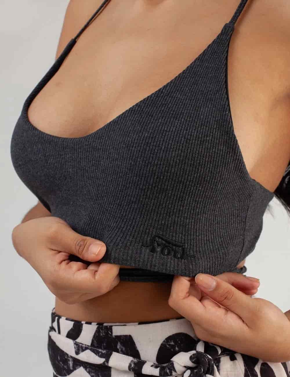 Bra Tirantas Alma gris oscuro Mujer - miniatura 11