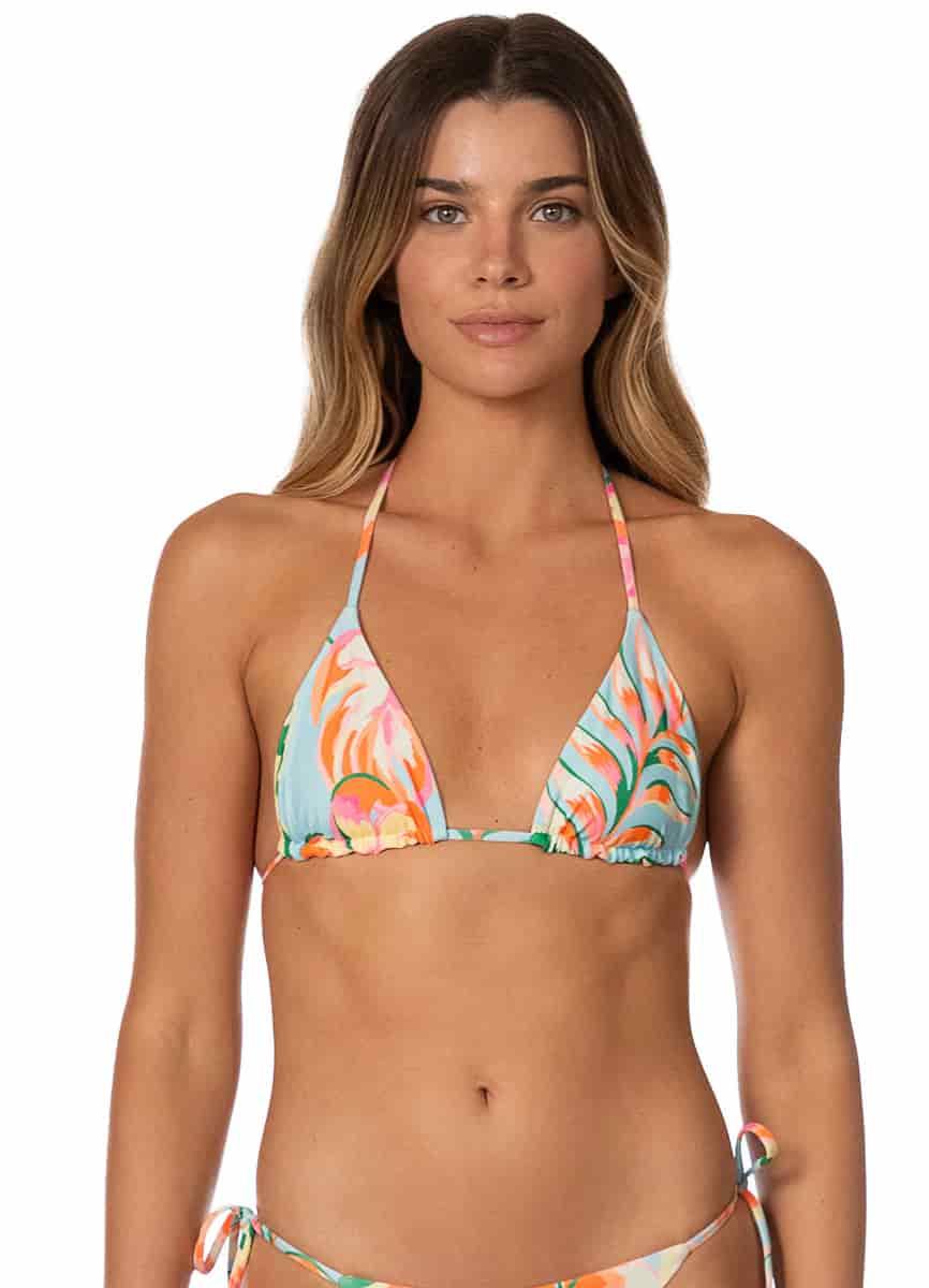 Maaji Fiesta Bloom Balmy Sliding Triangle Bikini Top - miniatura 2