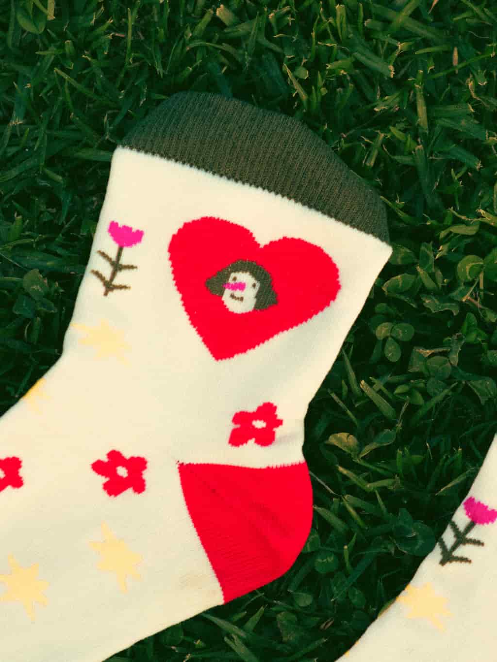 Medias flor y corazón - miniatura 2