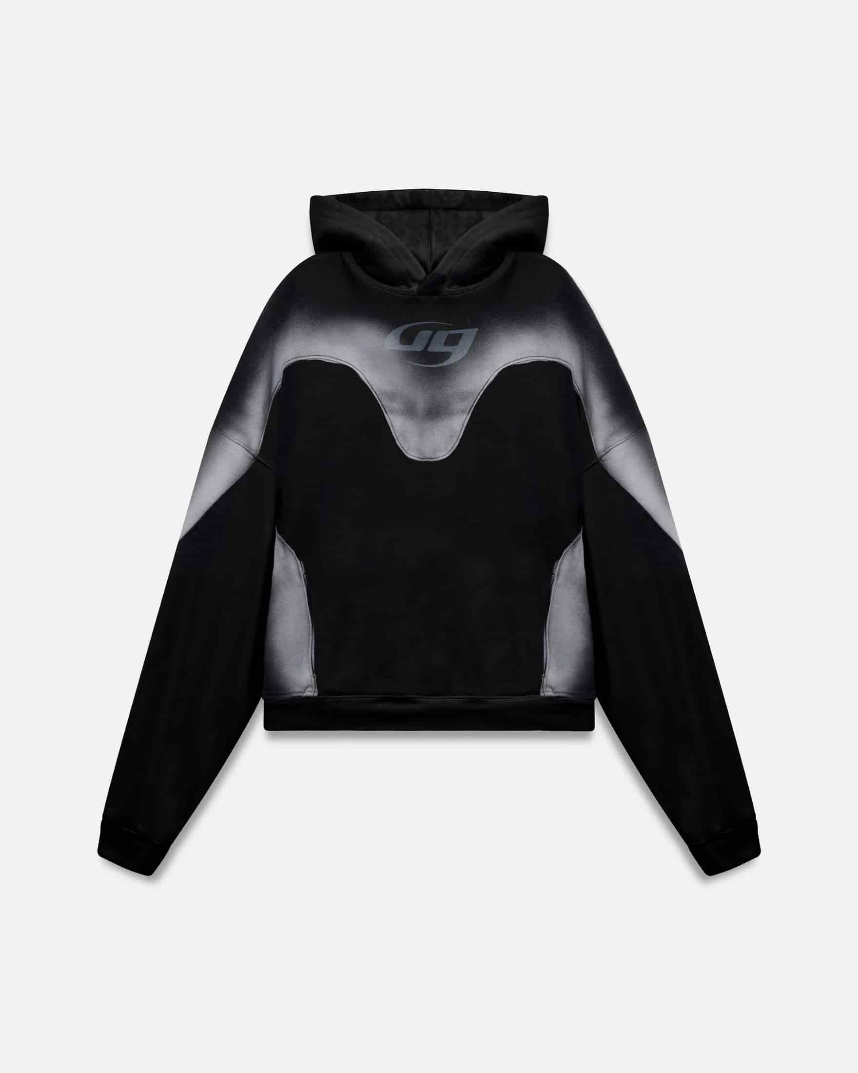 W Act 1 UG Boxy Fit Hoodie Sandblast Black - miniatura 1