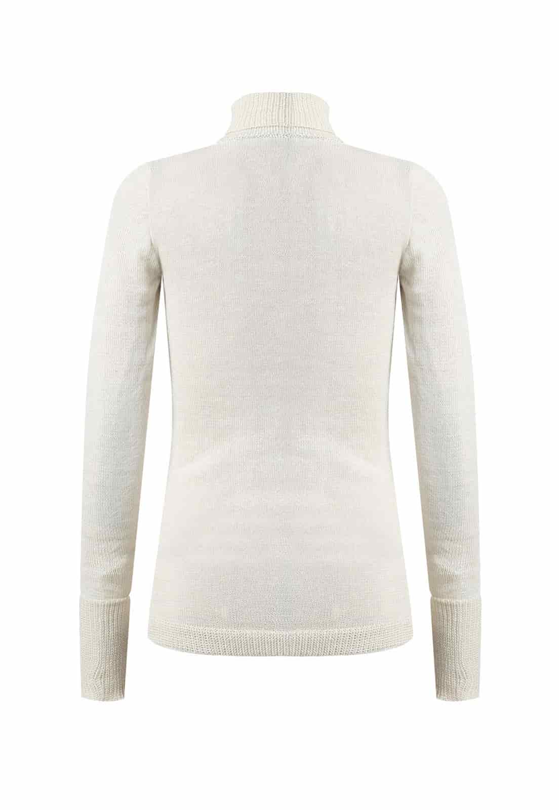 BABY ALPACA SILK KNITTED TURTLENECK SWEATER - miniatura 17