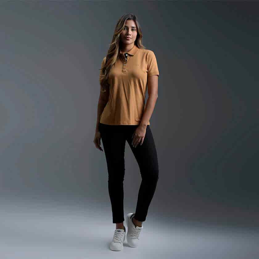 Polo Caqui Mujer - miniatura 2