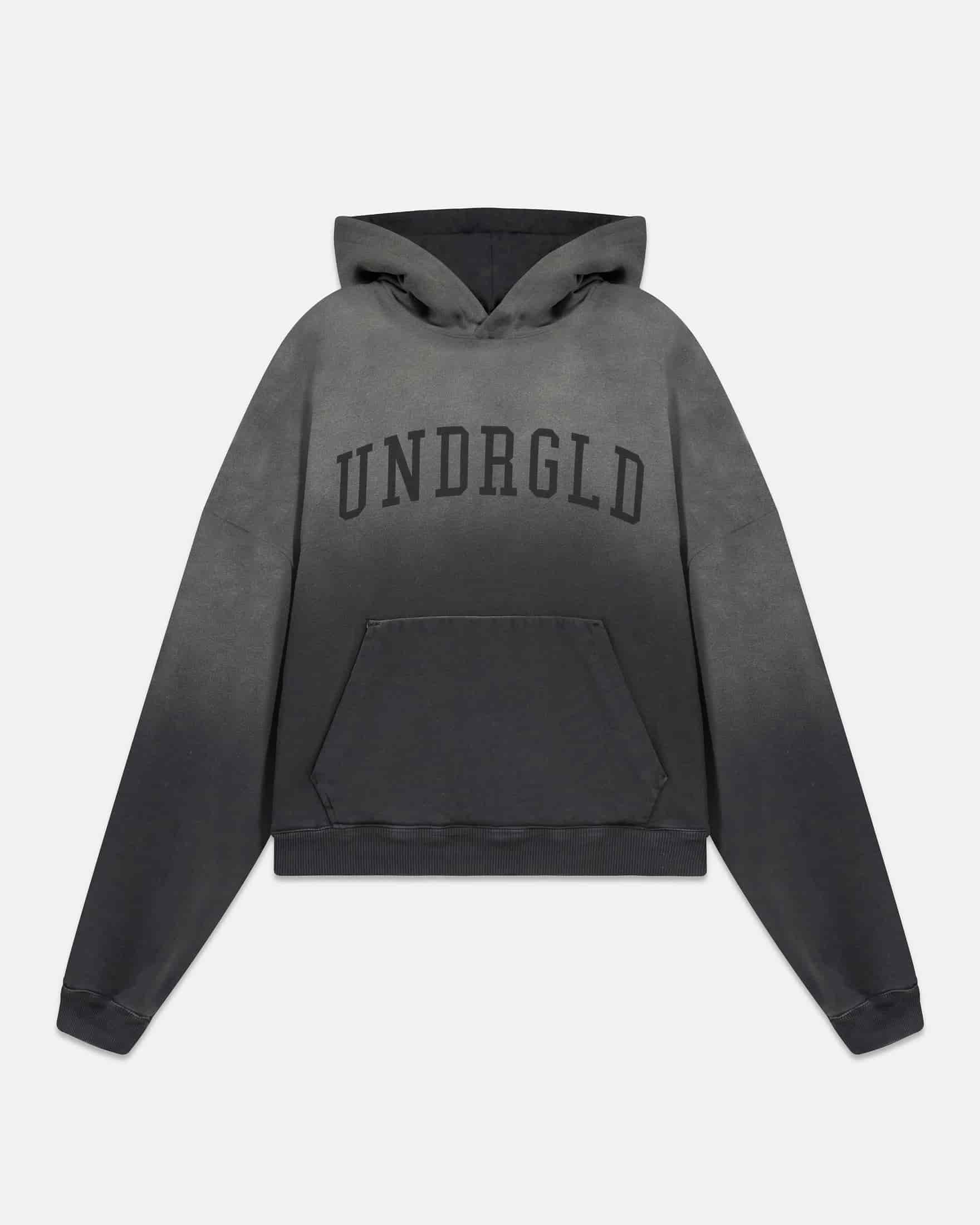 Line Varsity UNDRGLD Boxy Fit Hoodie Faded Black - miniatura 1
