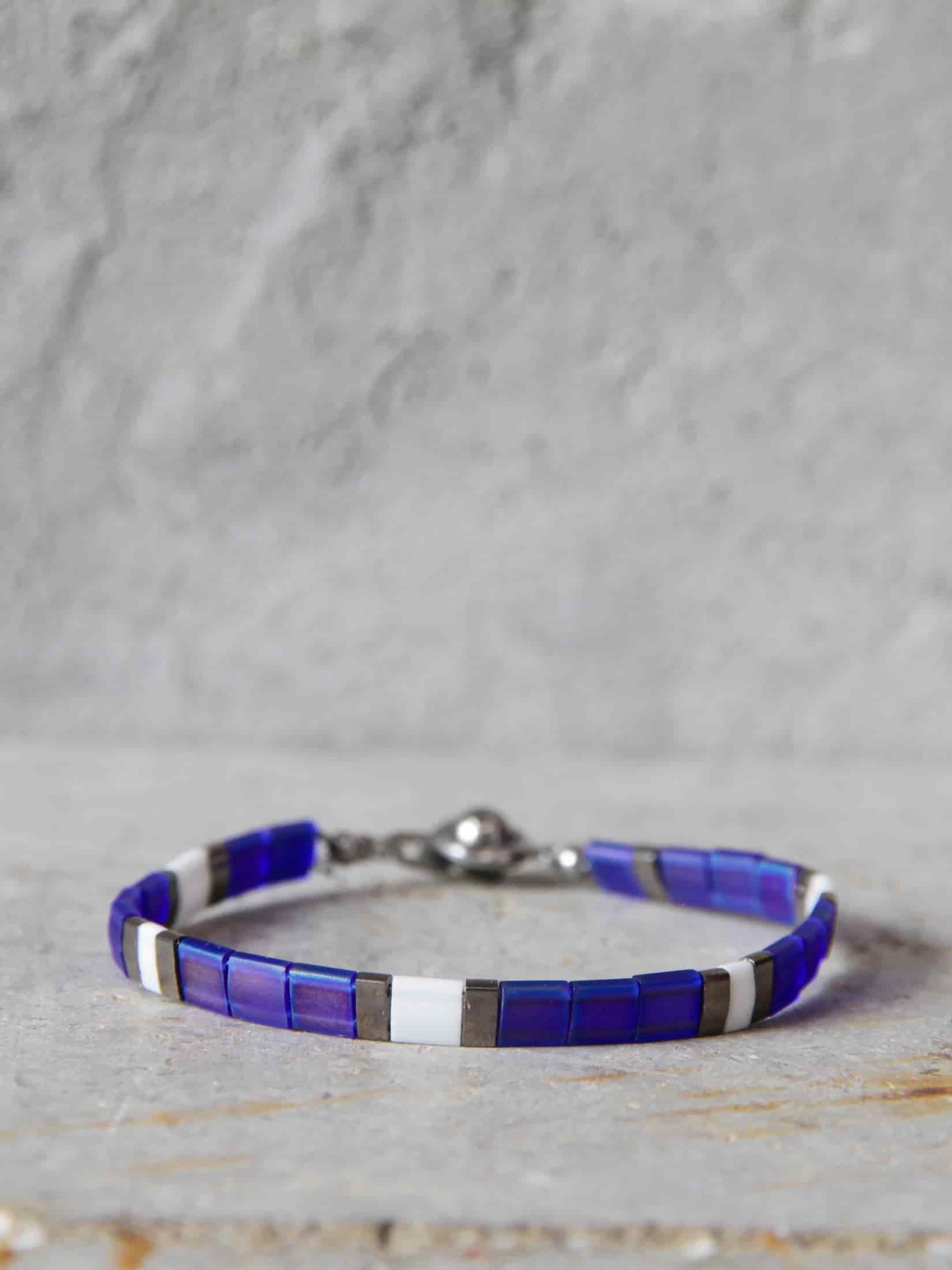 Brazalete Miyuki Tila Glaciar 5mm - miniatura 2