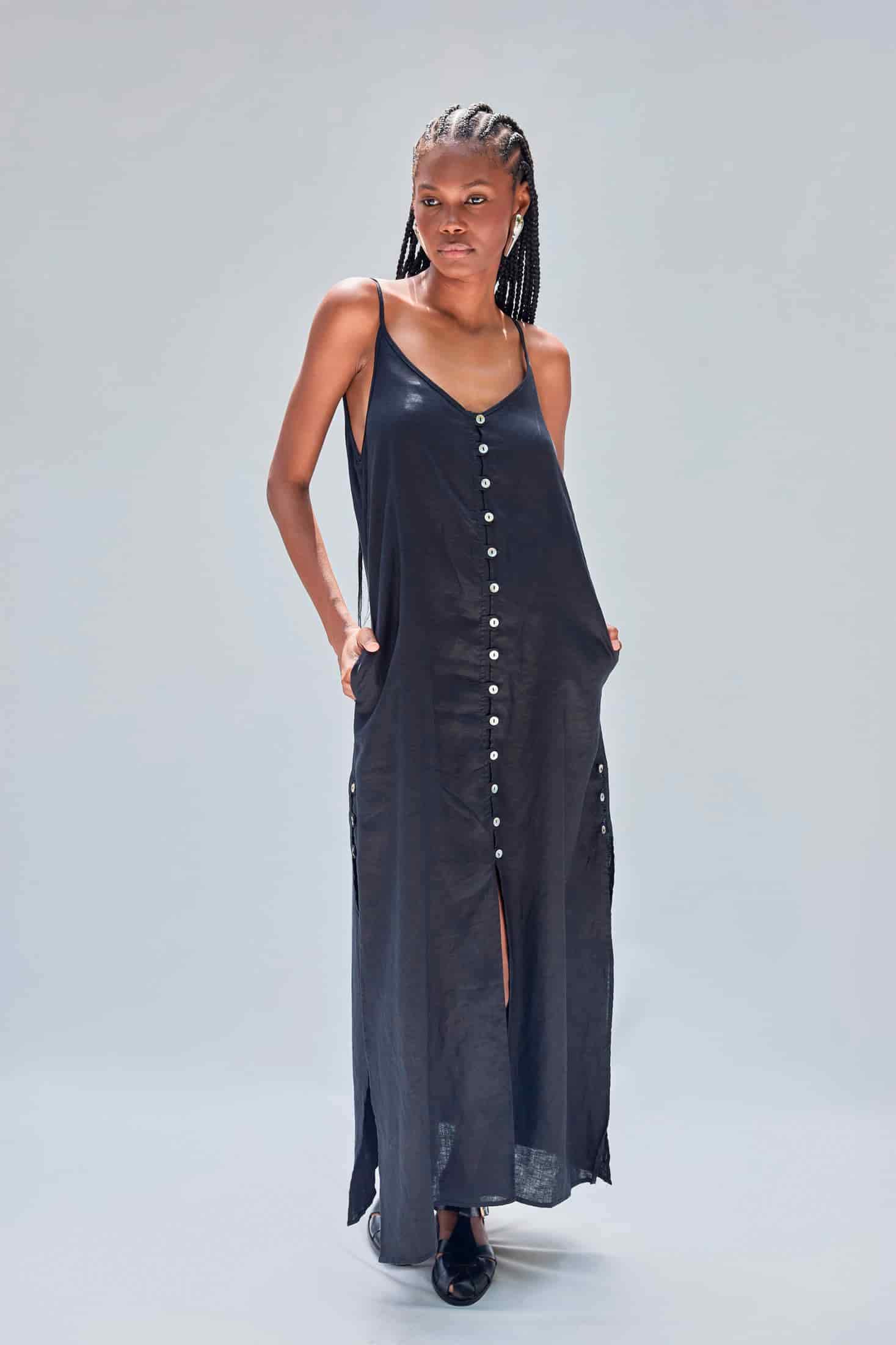 YANNA DRESS BLACK - miniatura 1
