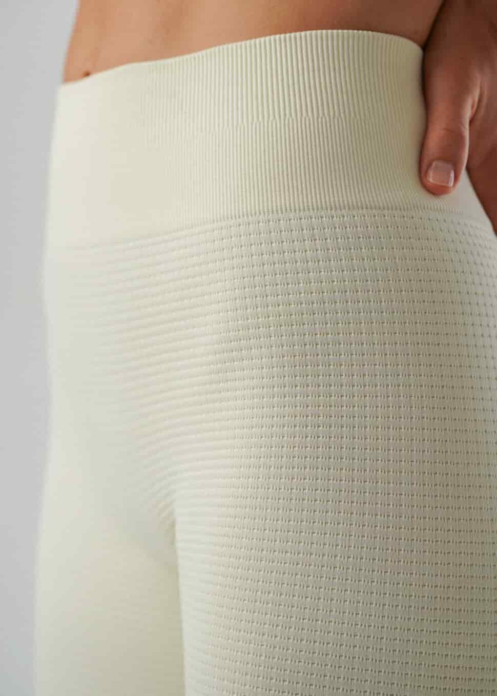 LEGGING WAFFLE MARFIL - miniatura 1