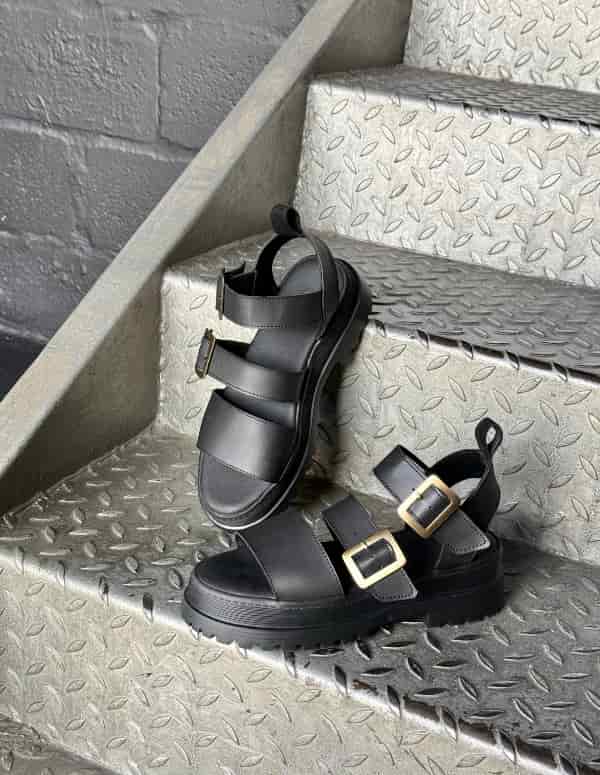 SANDALIAS CHUNKY NEGRO - miniatura 1