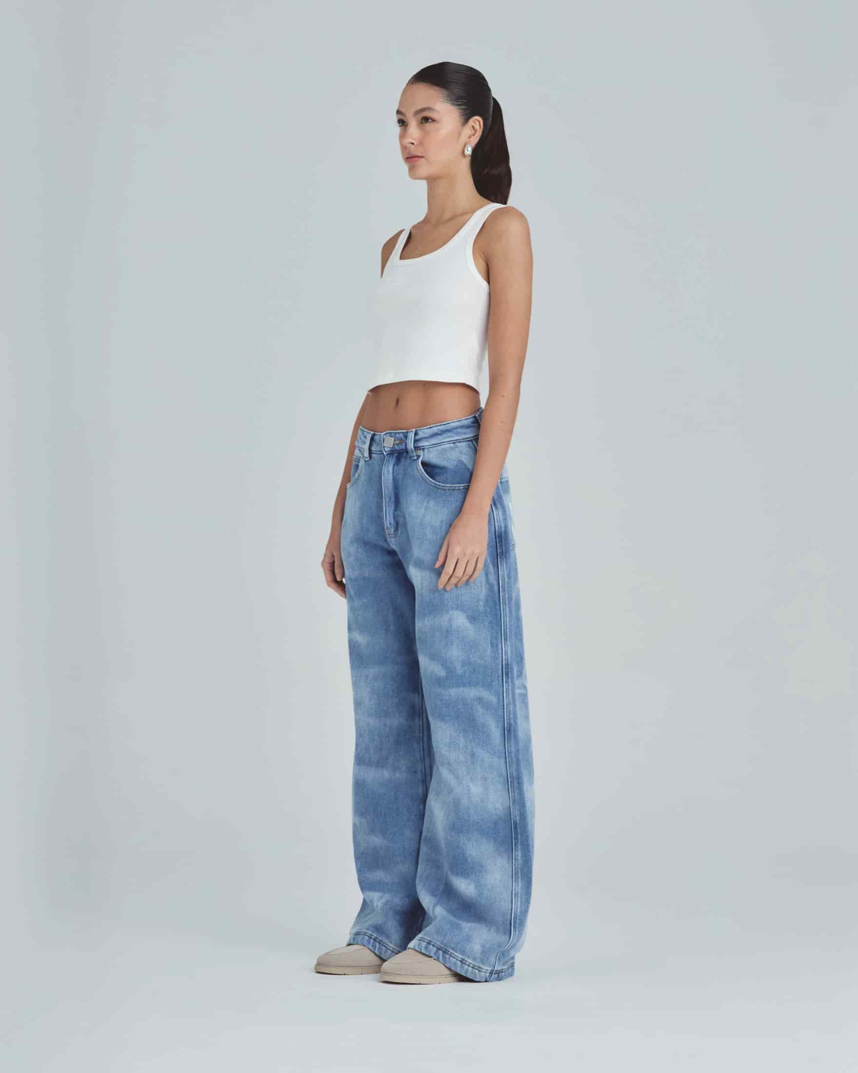 W Line Basic Tank Top White - miniatura 5