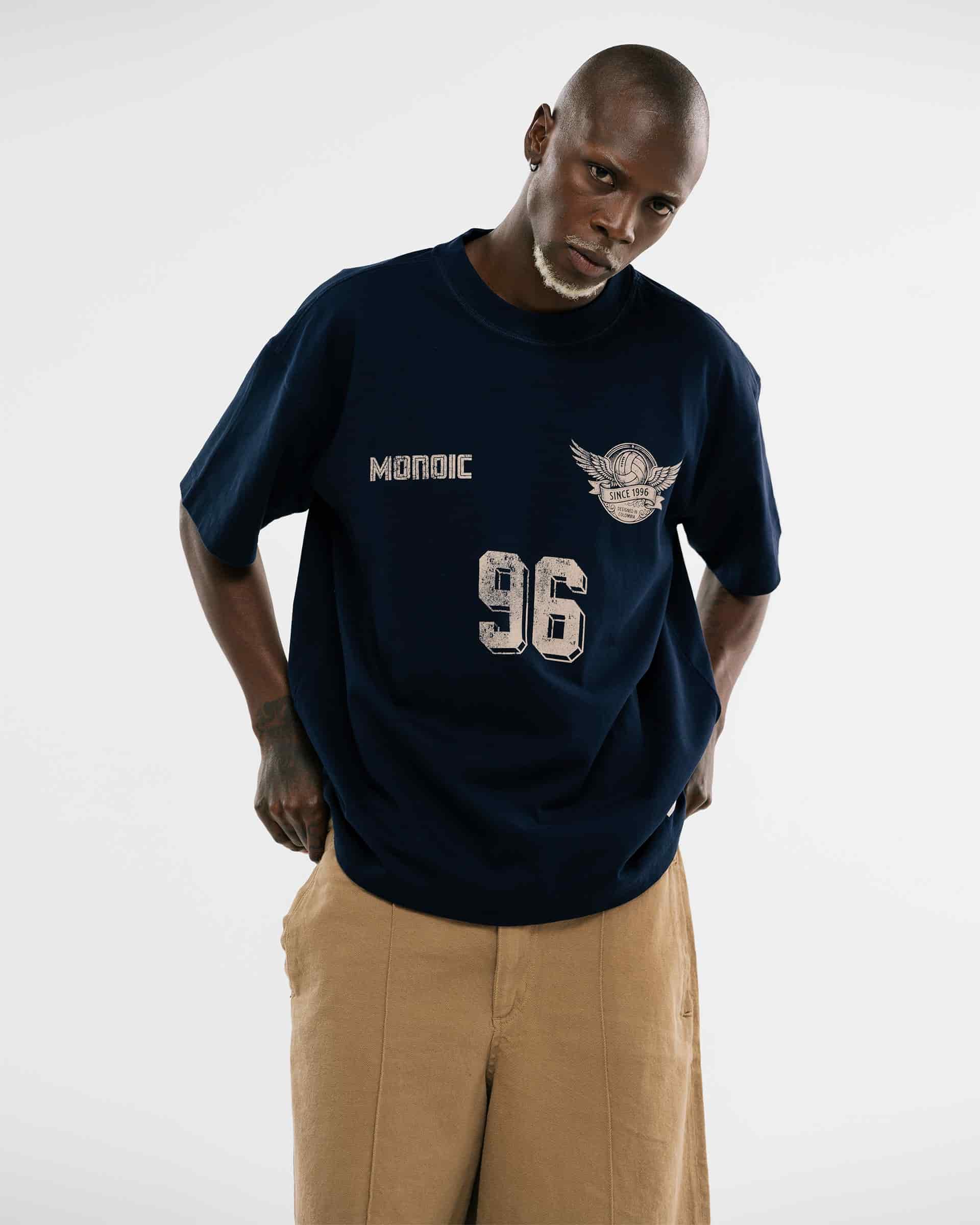 Camiseta Oversized Retro Dream Team - Navy Blue - miniatura 2