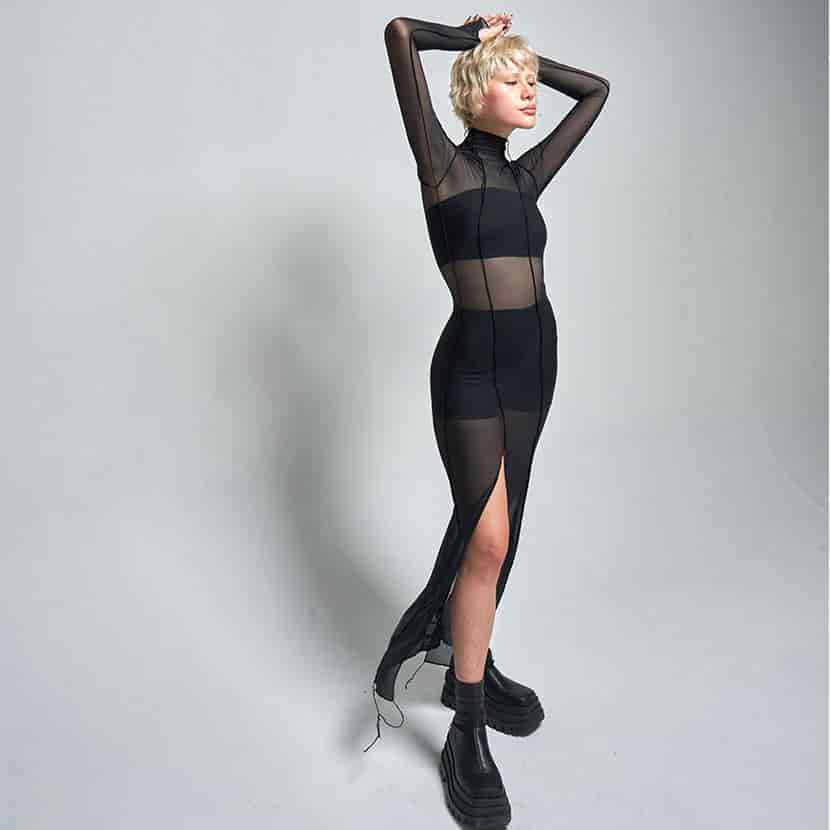 MARGOT MESH DRESS - miniatura 6