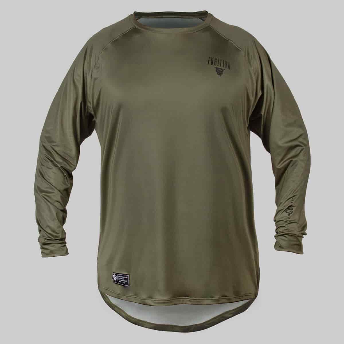 JERSEY SALVAJE MANGA LARGA VERDE MILITAR - miniatura 2