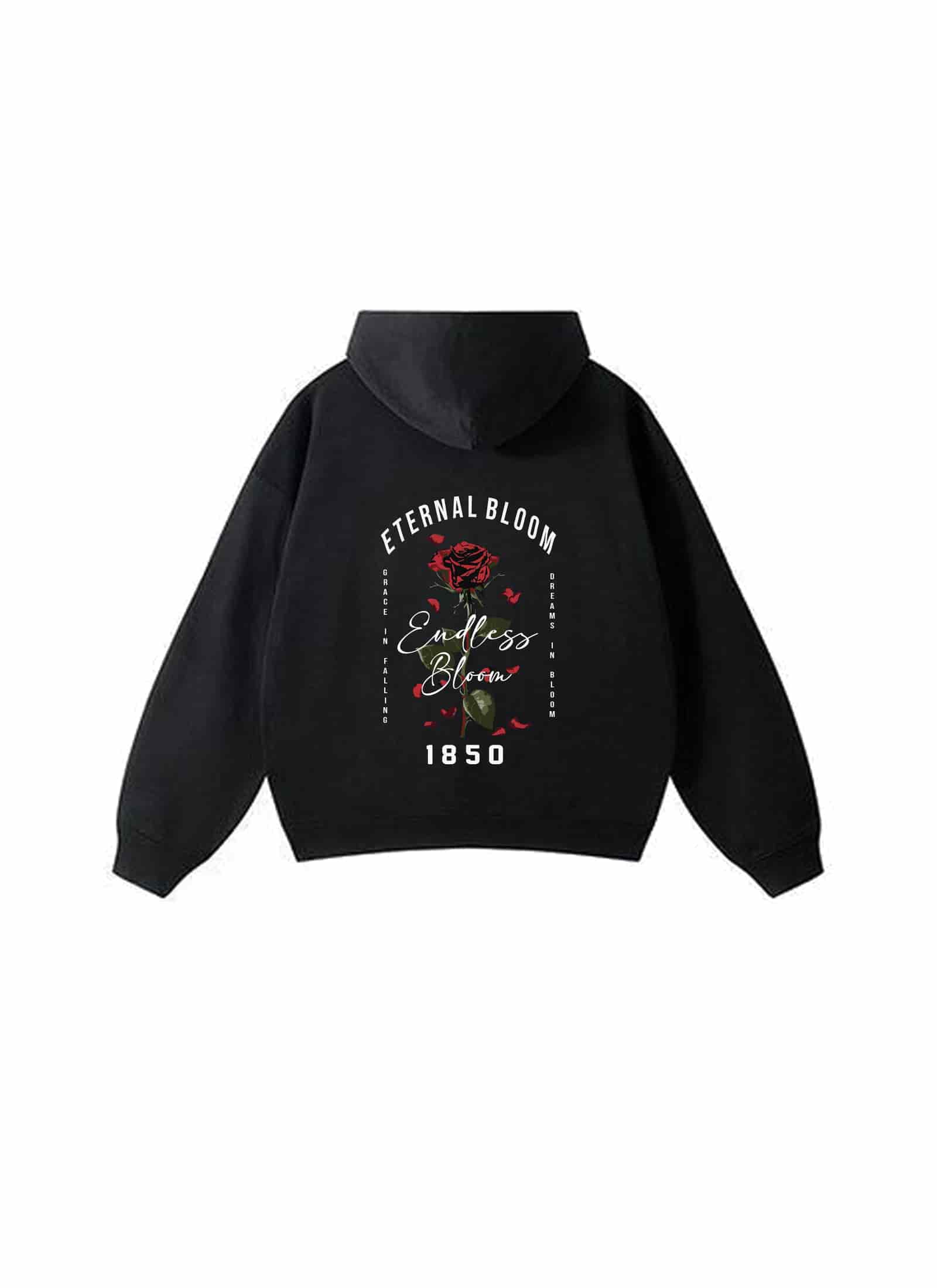 Eternal Bloom Hoodie Black - miniatura 1