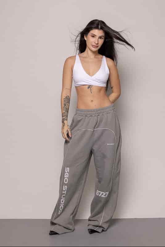 Sudadera 8727 Sgo Dama-Gris - miniatura 2
