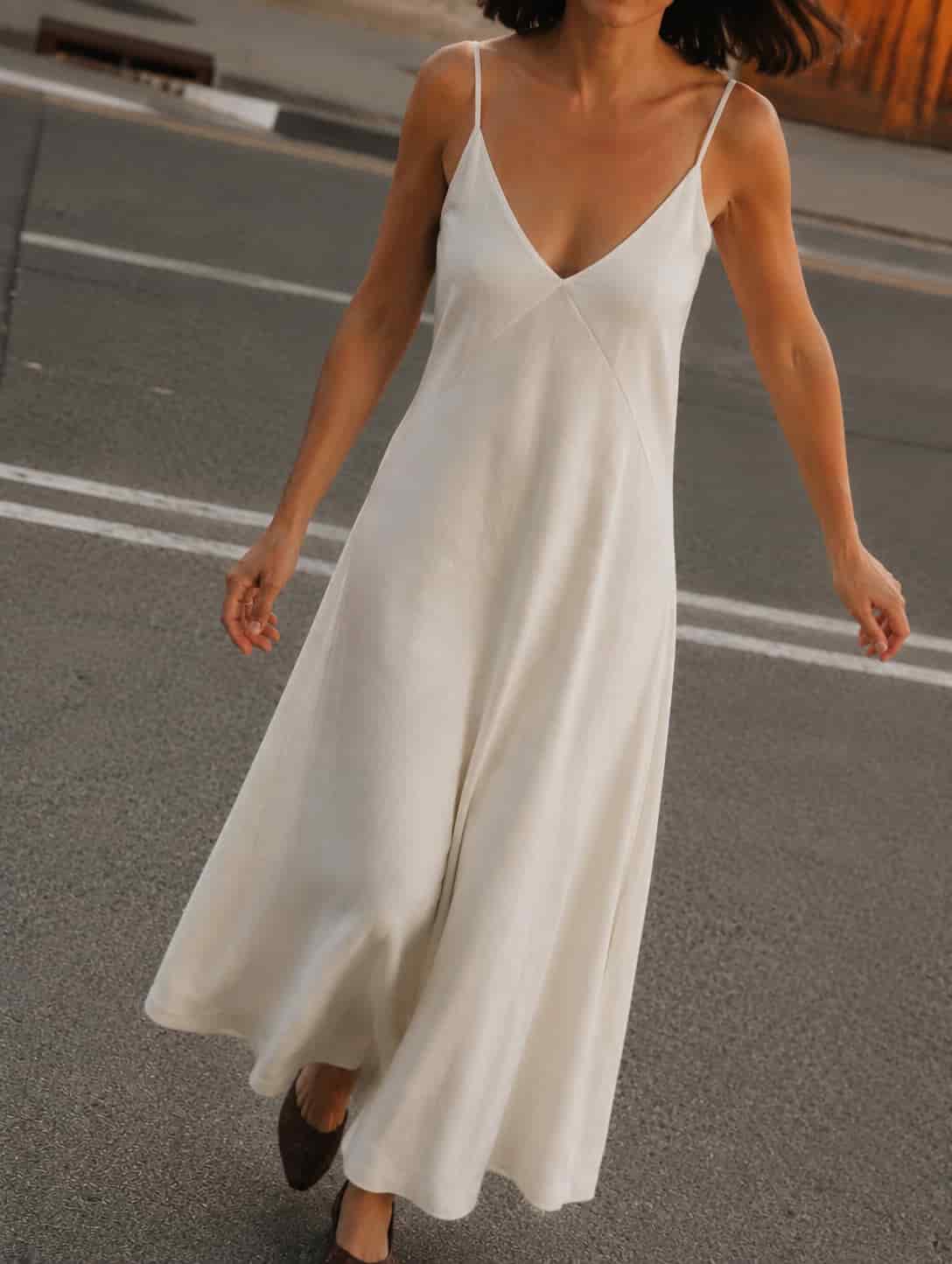 Éline Dress in White - miniatura 3