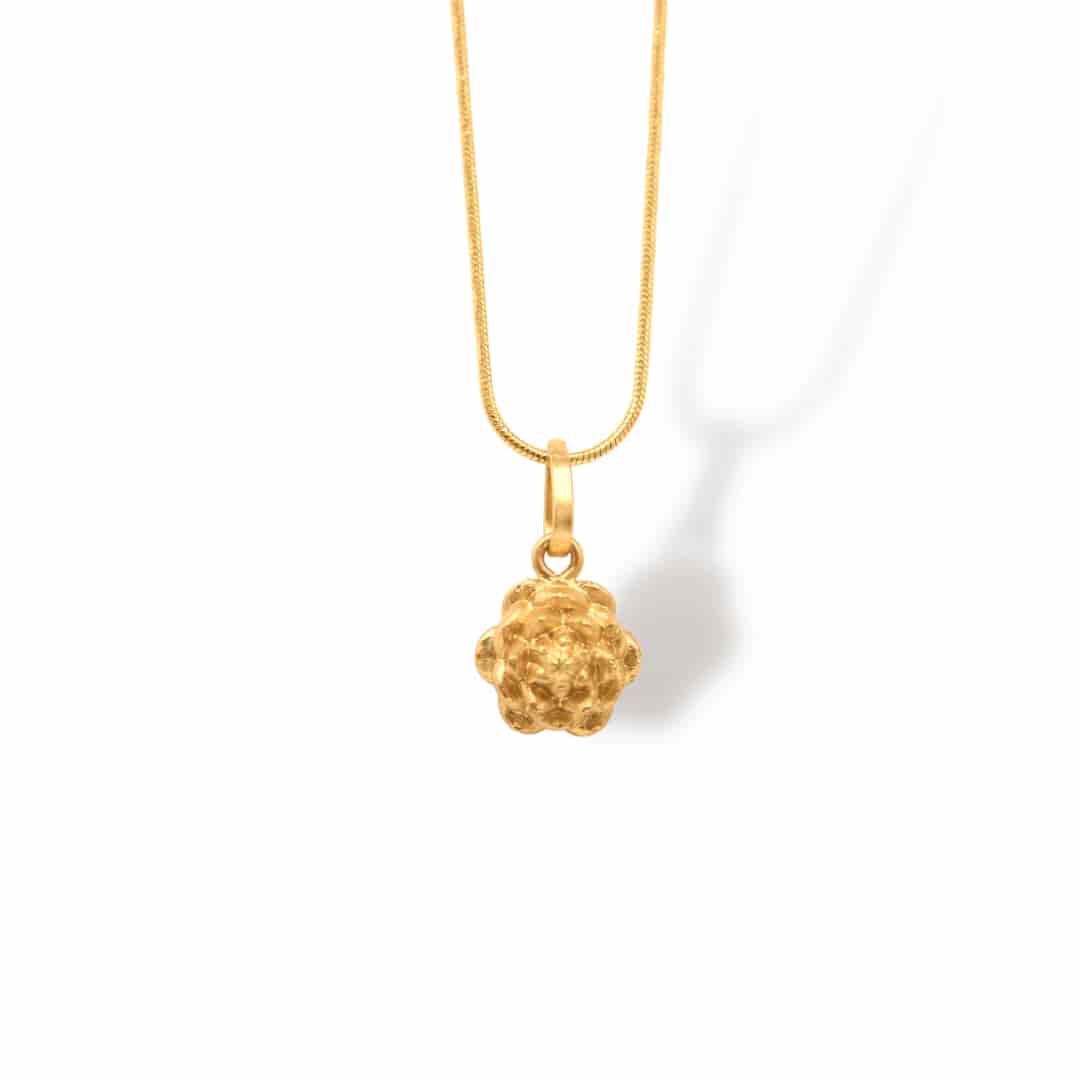 Cadena con flor de loto pequeña - miniatura 2