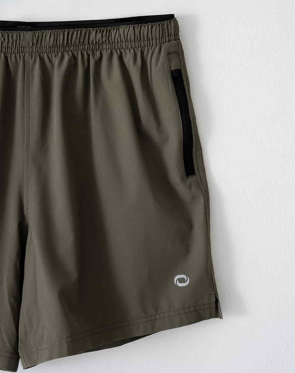Pantaloneta deportiva café hombre - miniatura 2