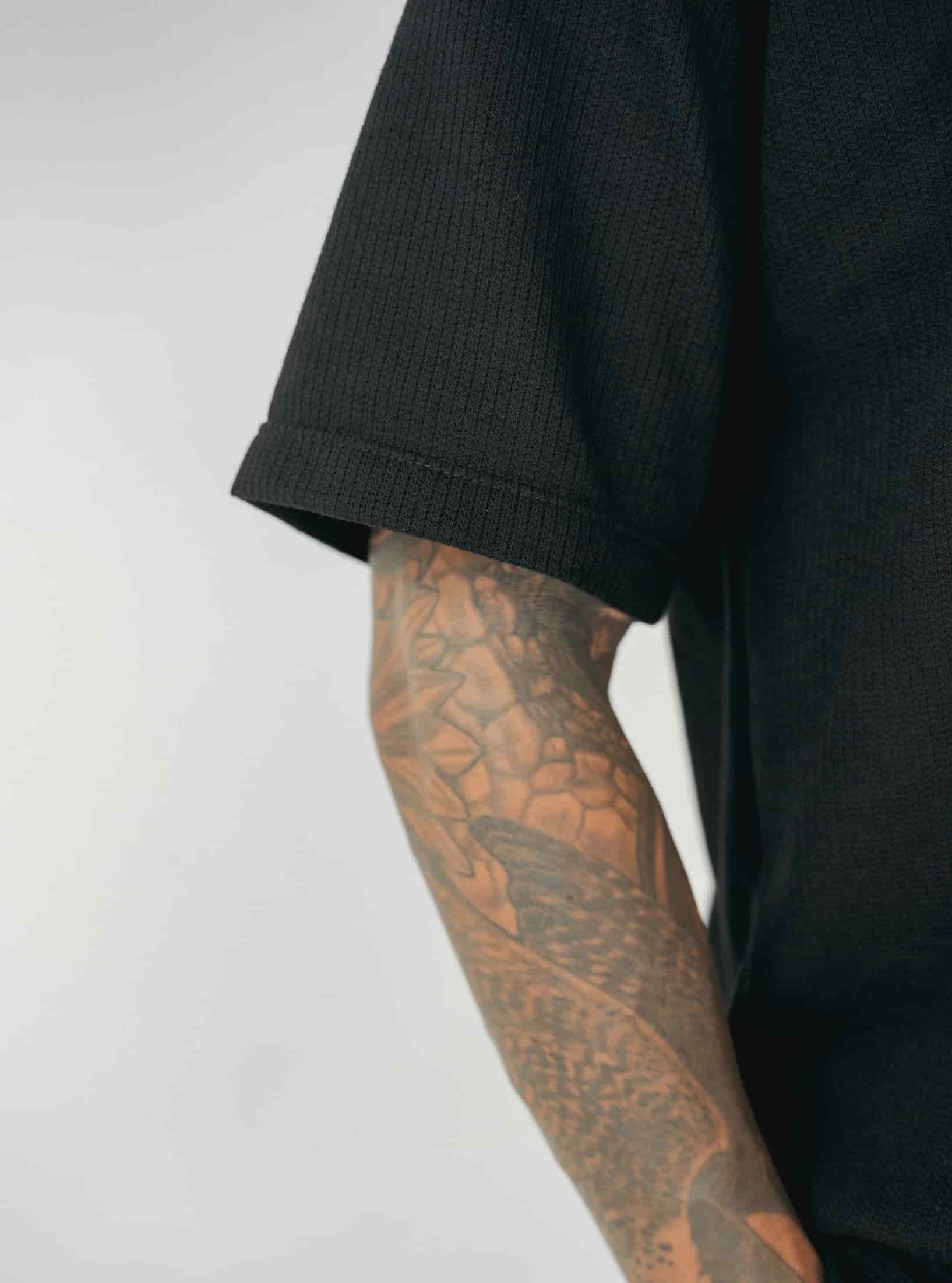 Grid Tee Black - miniatura 2
