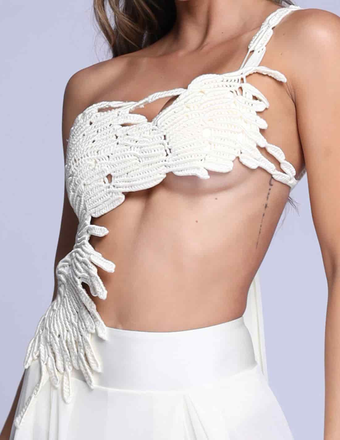 Vestido Cisne Marfil - miniatura 4