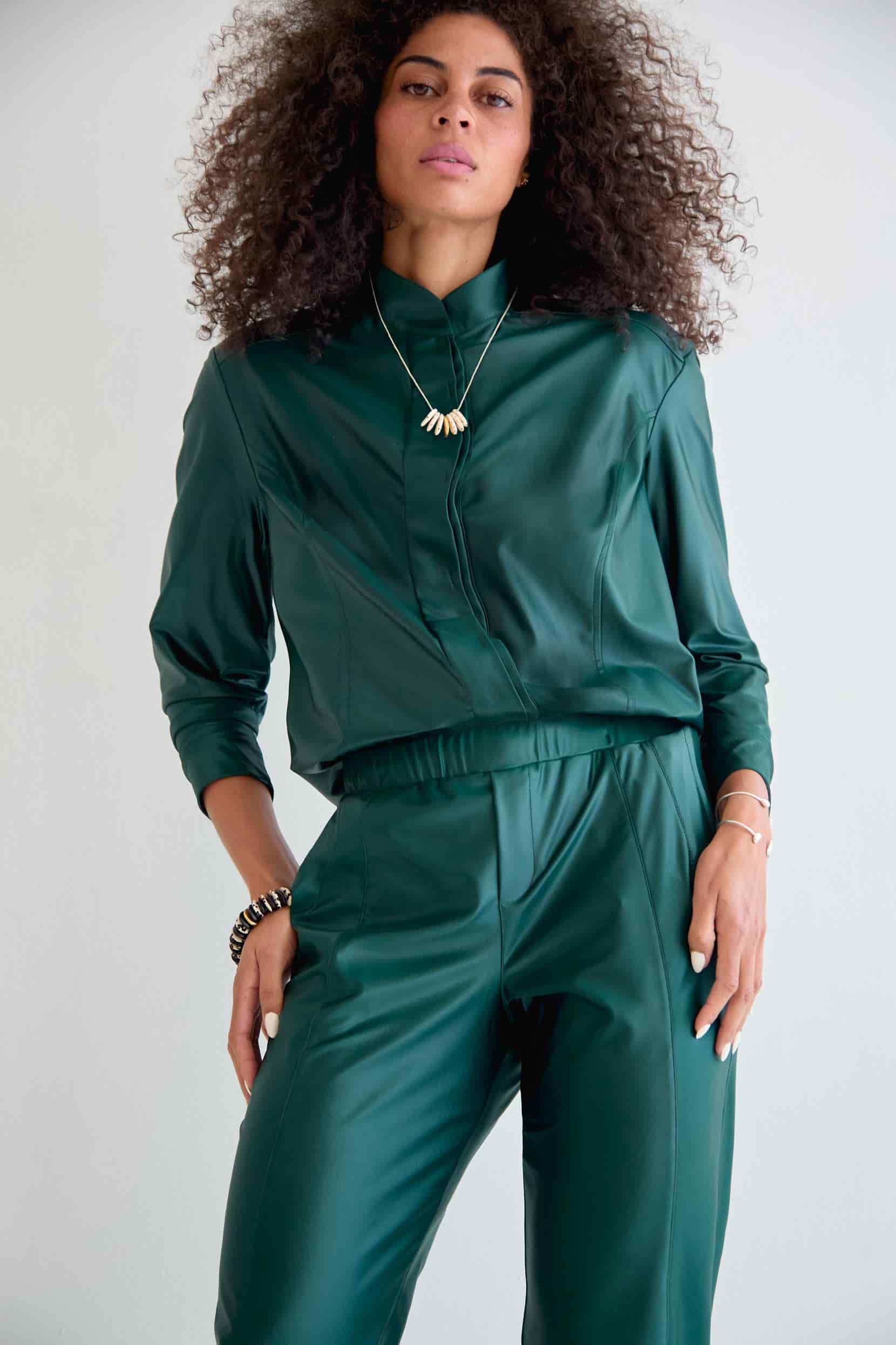 Pantalón Tech Fresh Verde Esmeralda RELÚCIDO - miniatura 5