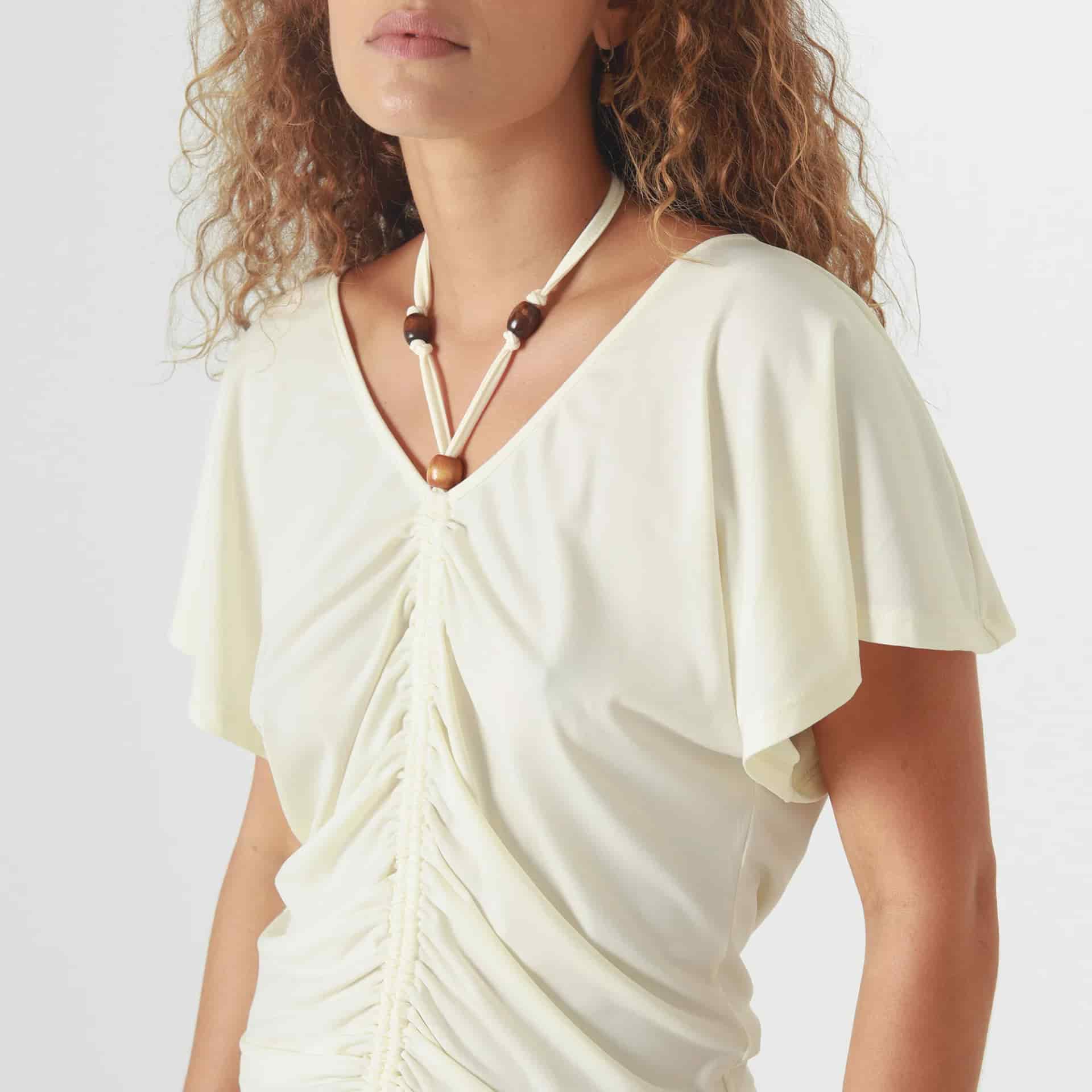 Camiseta Cuello V Manga Corta - miniatura 3
