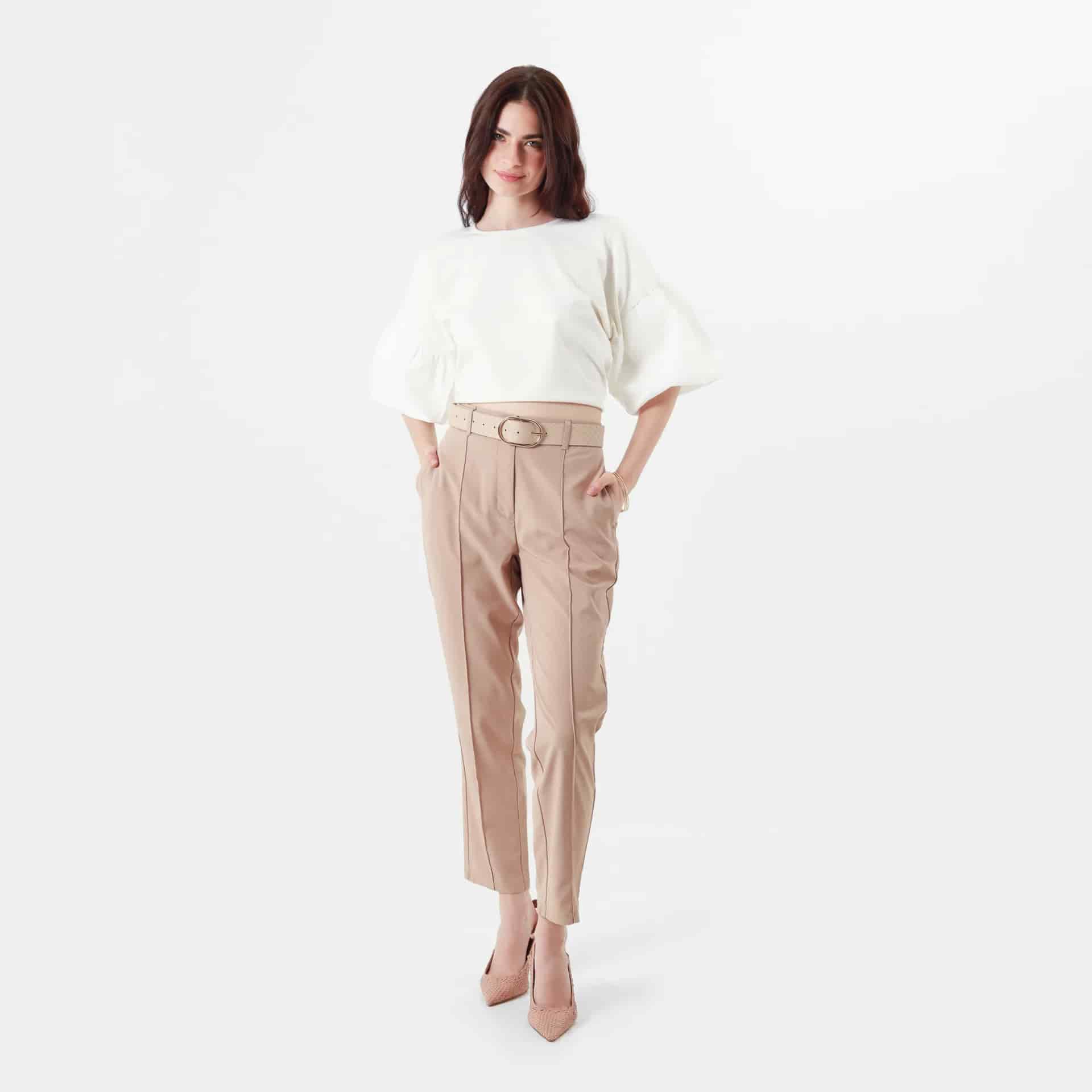 Pantalon Tiro Medio Bota Skinny - miniatura 1