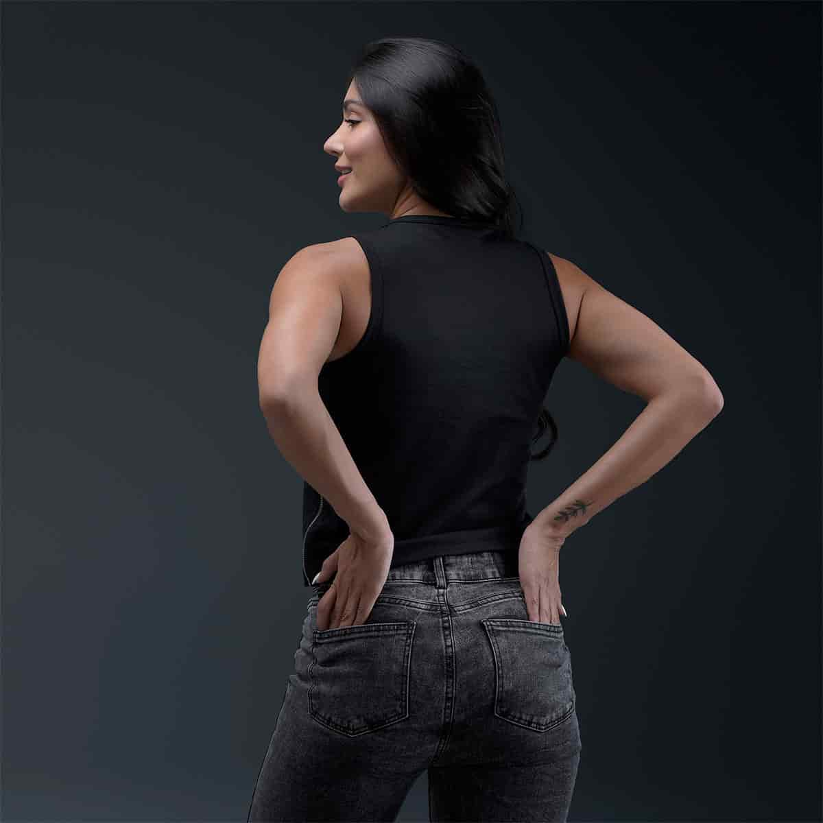 Blusa Negra Mujer - miniatura 3