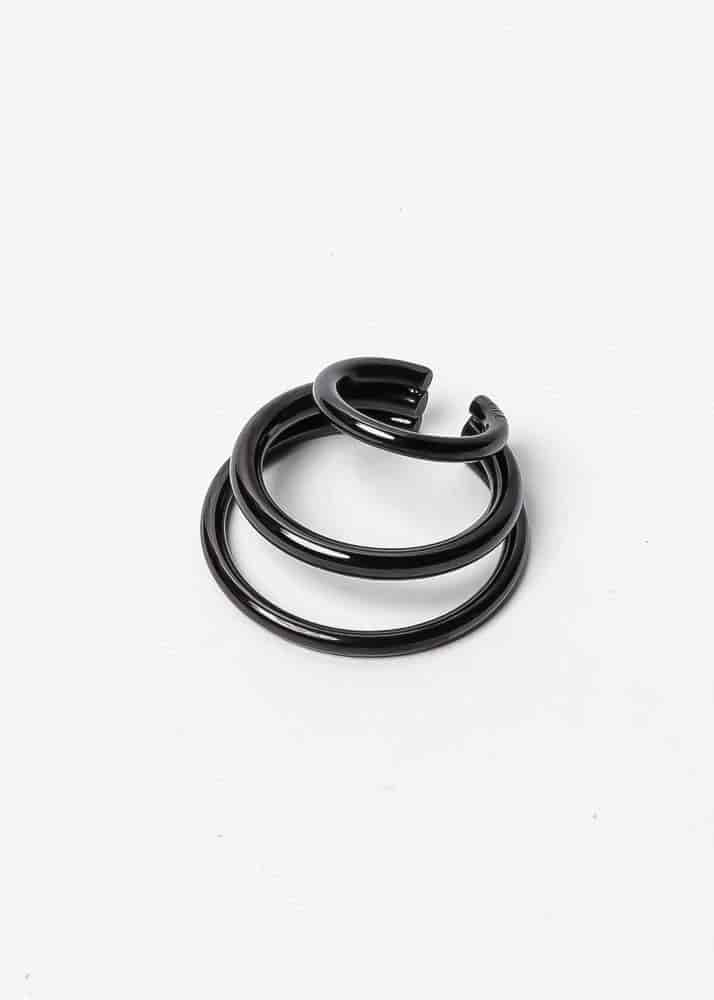 Nethos Trio Earcuff Negro - miniatura 3