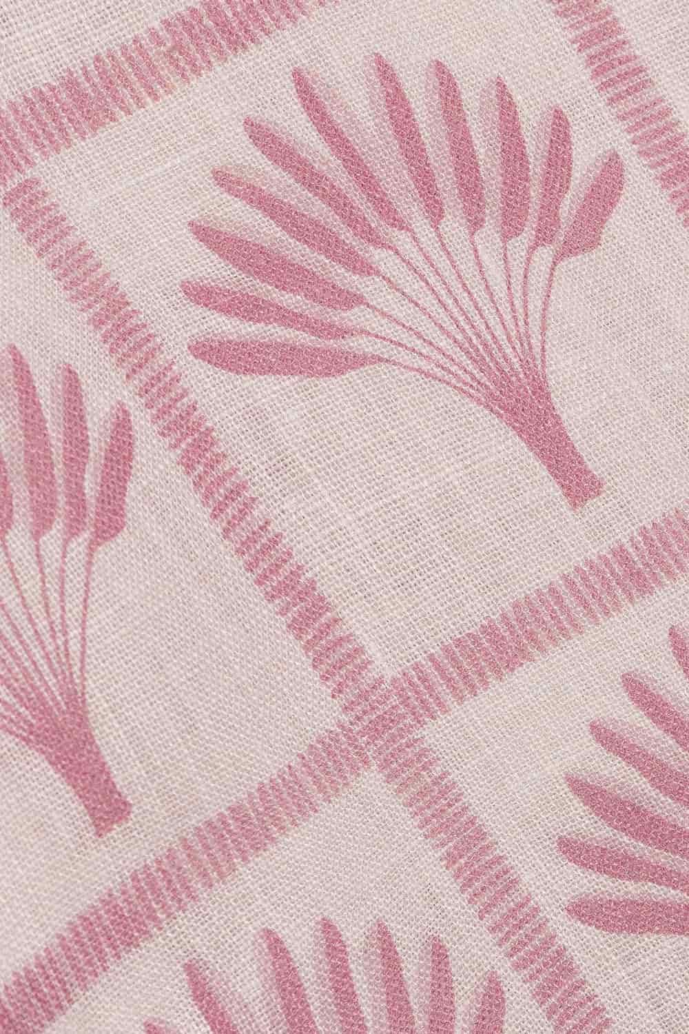 Men's linen shirt pink palmar - miniatura 5