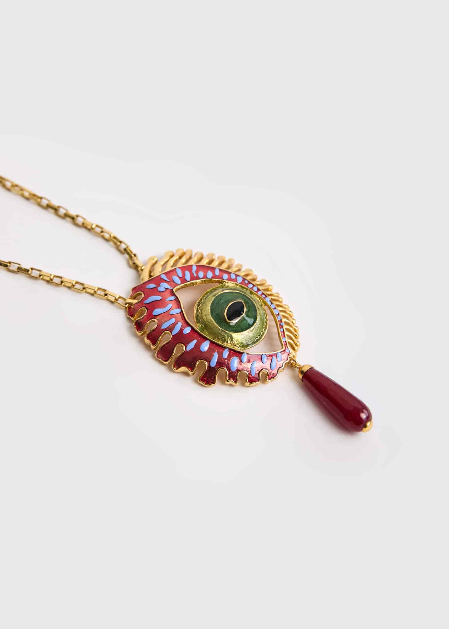Cadena Maxi Eye Burgundy - miniatura 1