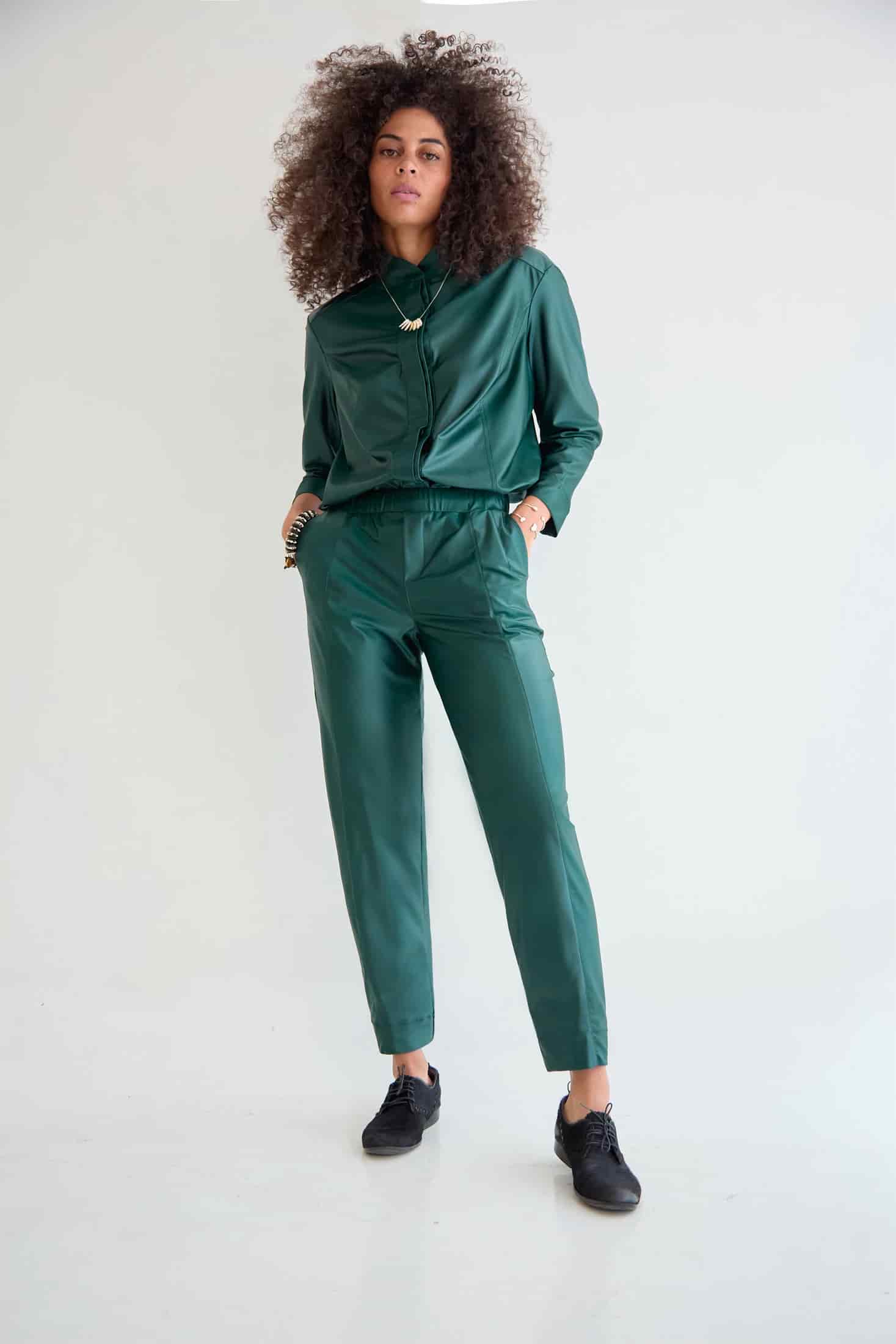 Pantalón Tech Fresh Verde Esmeralda RELÚCIDO - miniatura 1