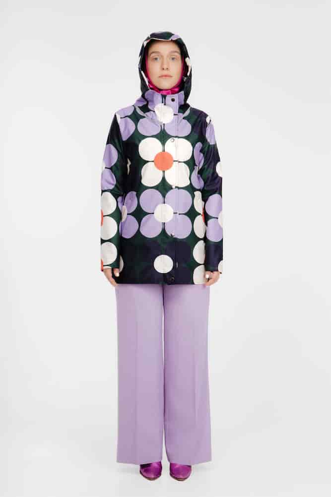 RAINCOAT FLOWER POWER MORADO (PRE-ORDER) - miniatura 1