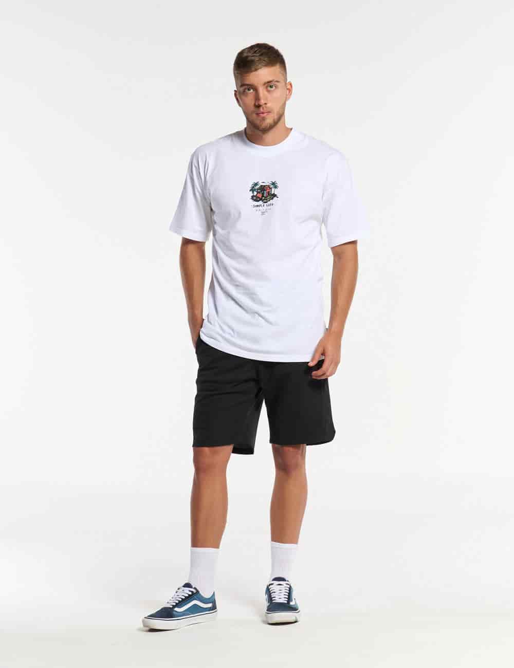 Camiseta Oversize Vida Simple  blanco Hombre - miniatura 6
