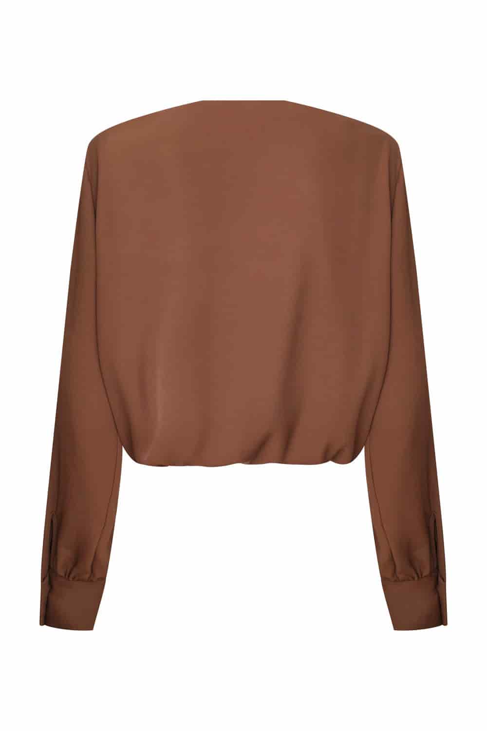 Blusa Goya coffee - miniatura 4