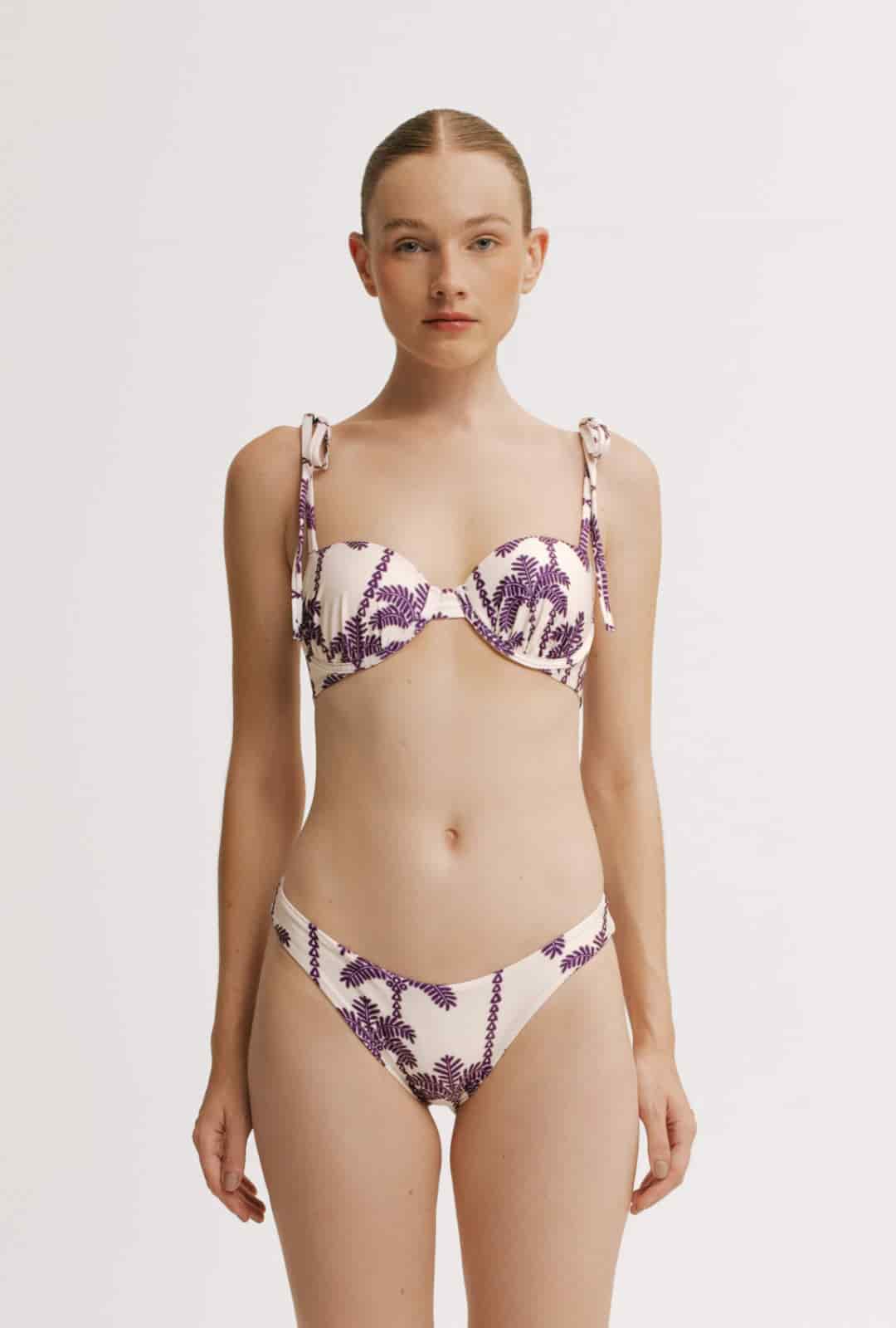 Top de Bikini Greta Malva - miniatura 1