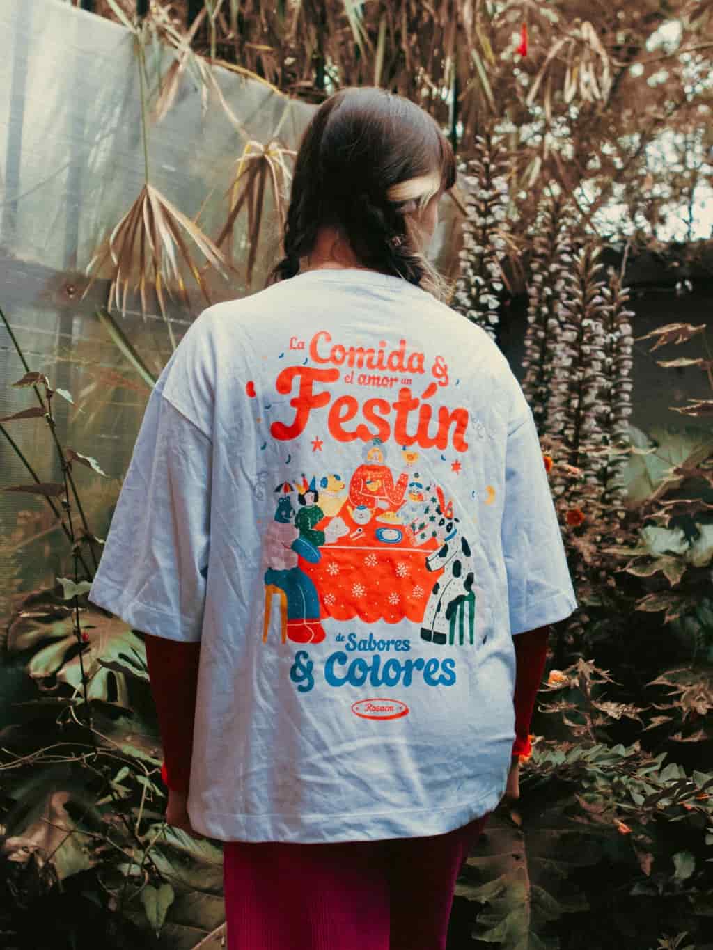 Camiseta festín de postres y animalitos - miniatura 1